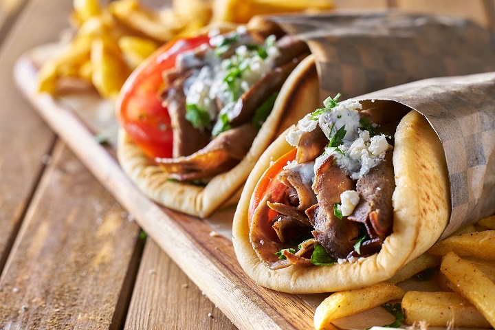 Greek gyros wraps and more