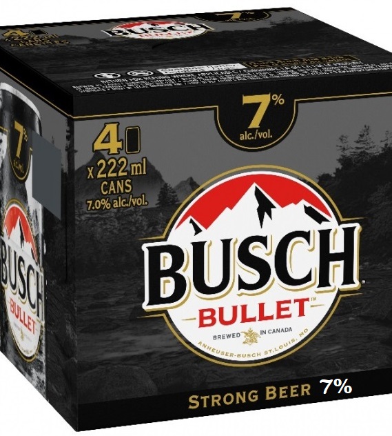 Labatts Bush bullet 7%