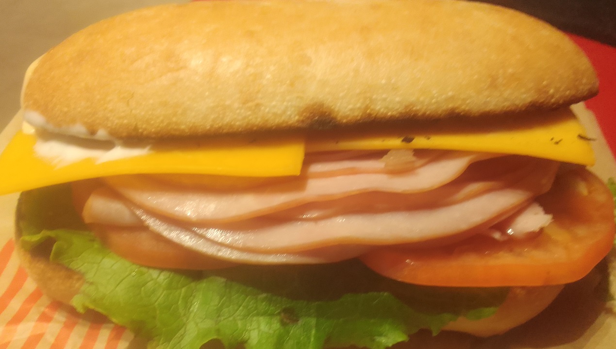 tims artisan ham and cheddar