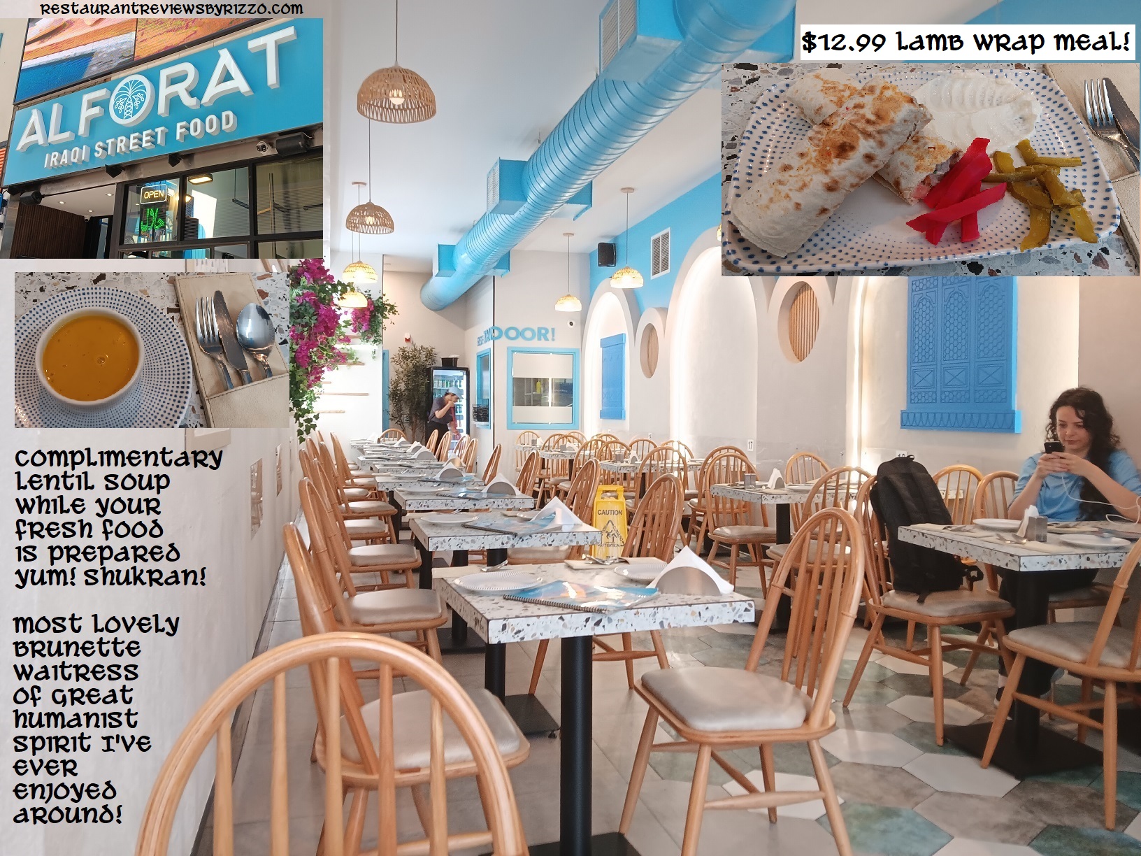 al forat lamb wrap - nice service