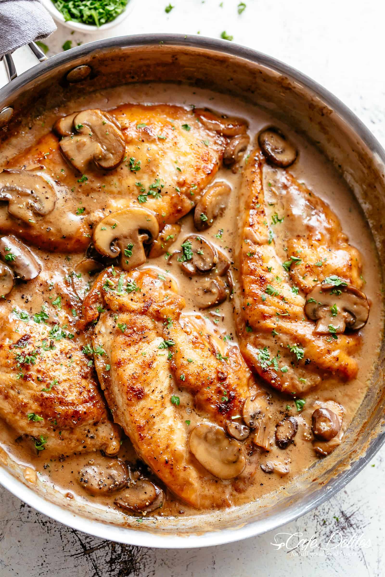 Creamy Italian chicken marsala