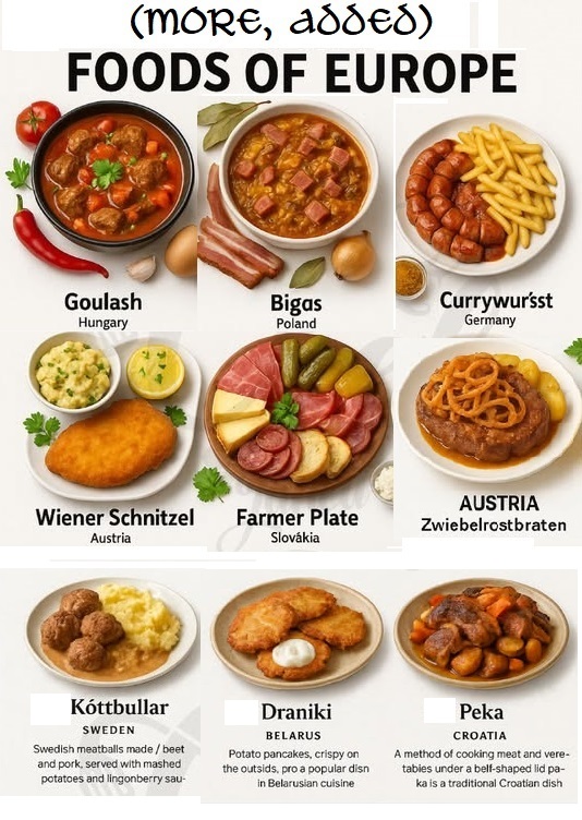 foods in europe