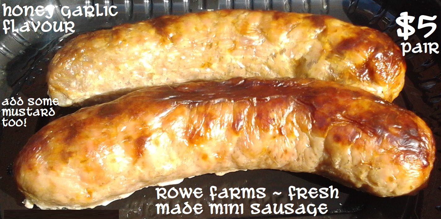 rowesbutchers cooked sausage offerings