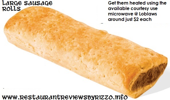Large sausage rolls offer - pk of 2 - only $3.50 at RABBA