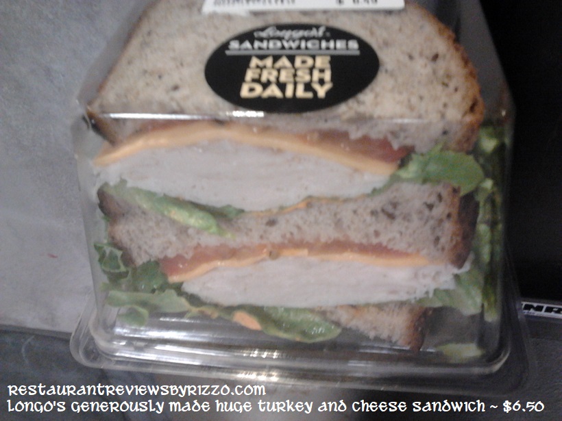 longos great turkey sandwich