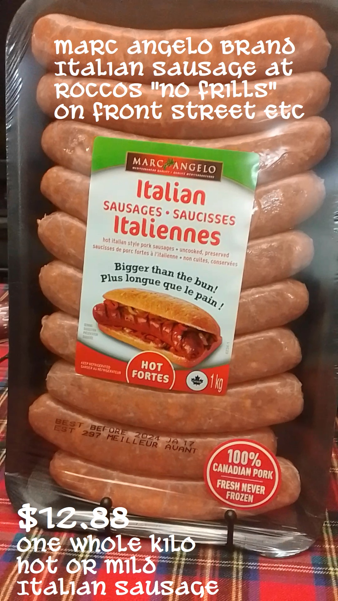 tasty sausage treat - Italian made