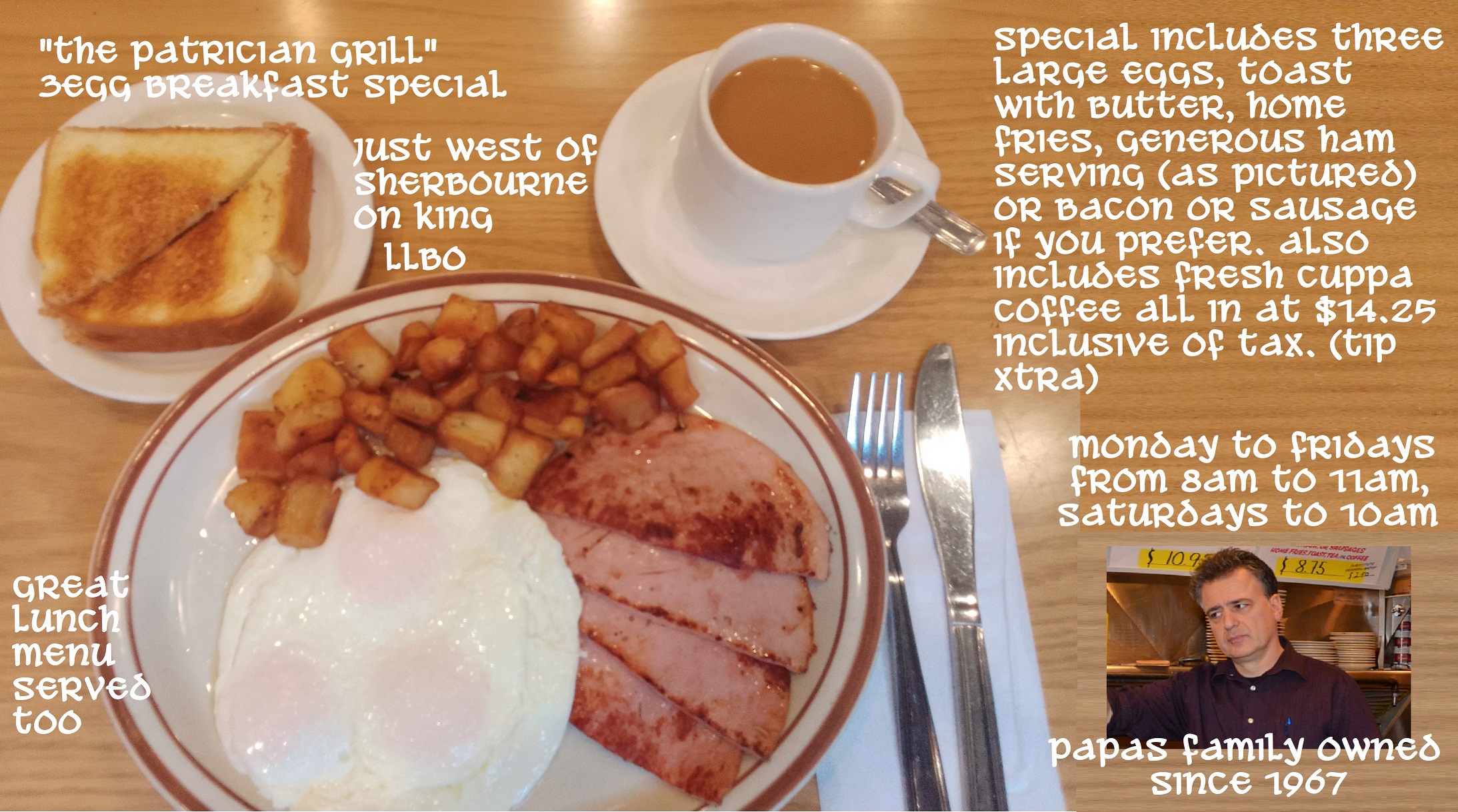 patrician grill breakfast special