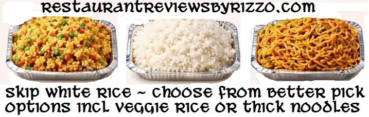 better picks over plain white rice