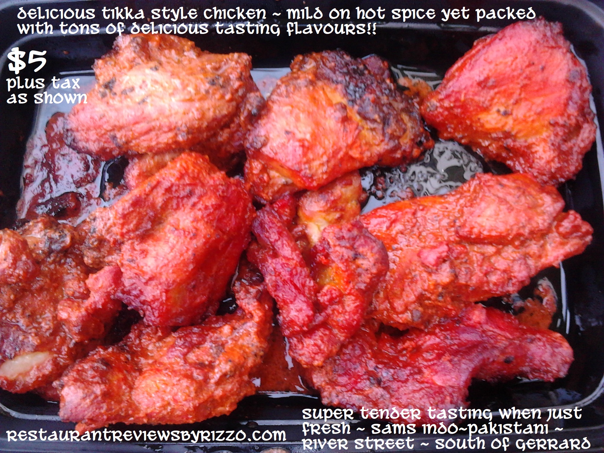 sams chicken tikka style offering