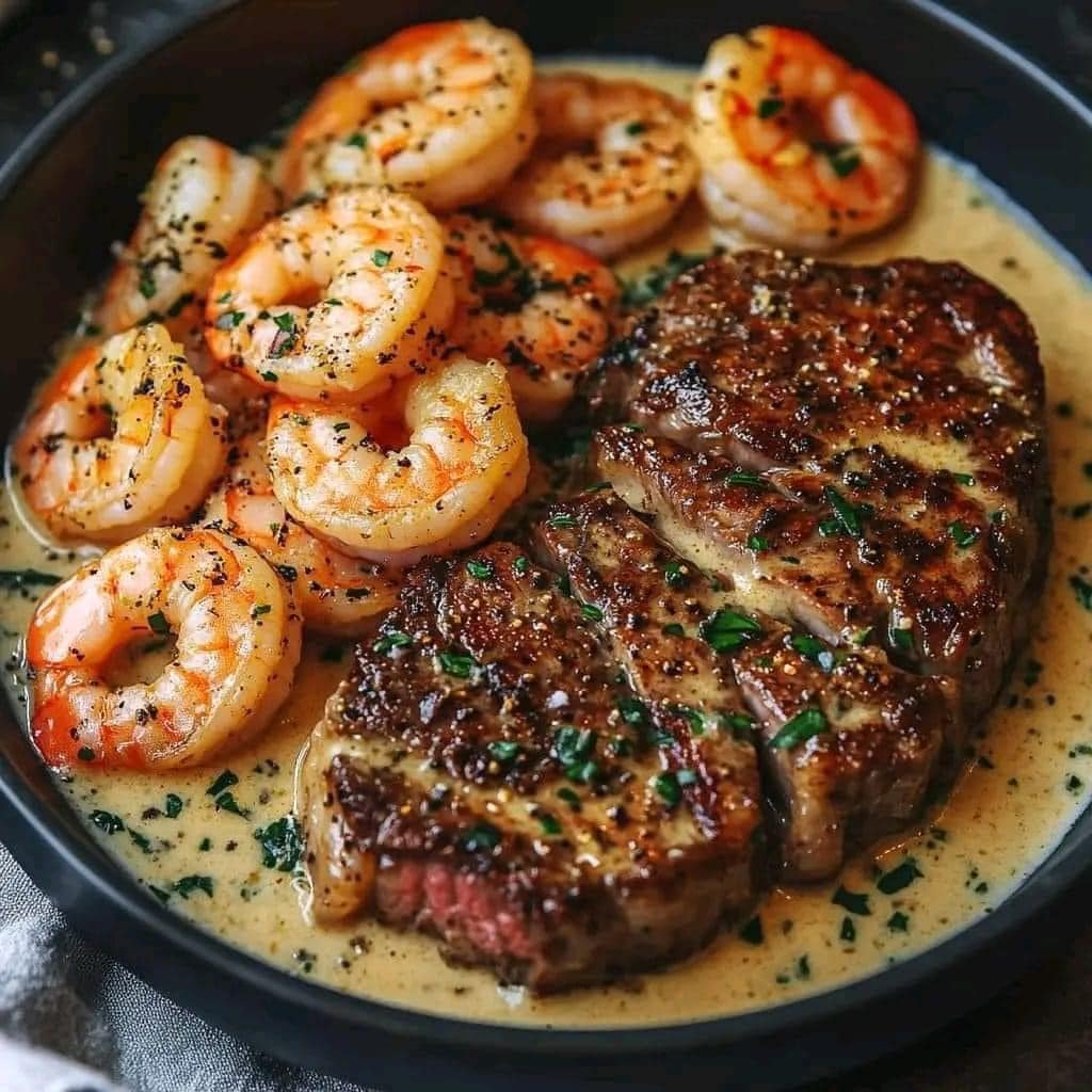 great steak and shrimp idea