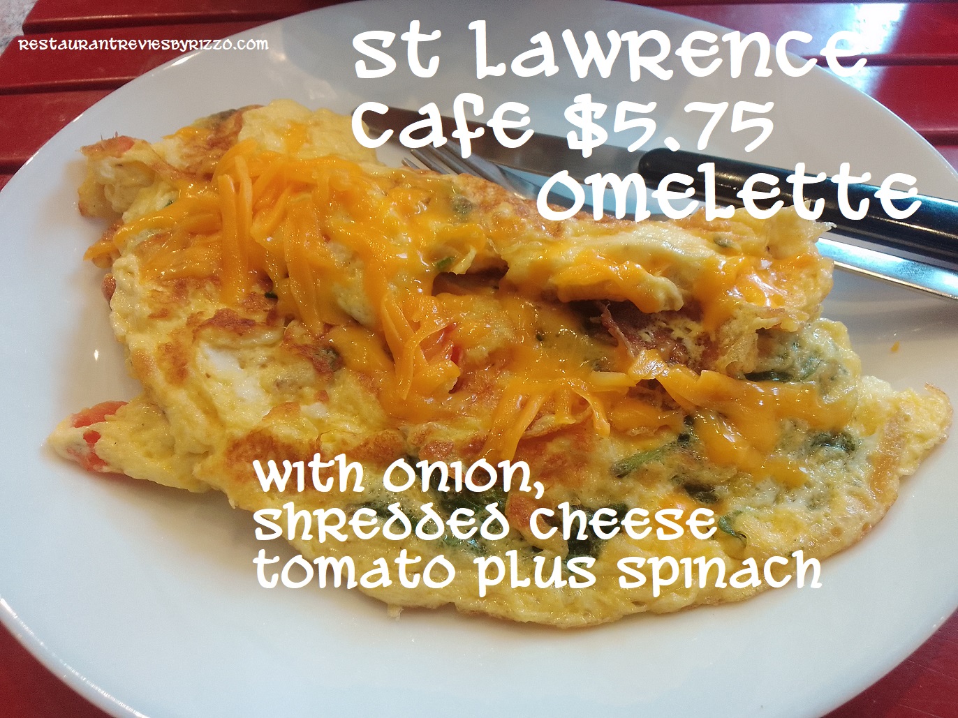 st lawrence cafe veggie omelette